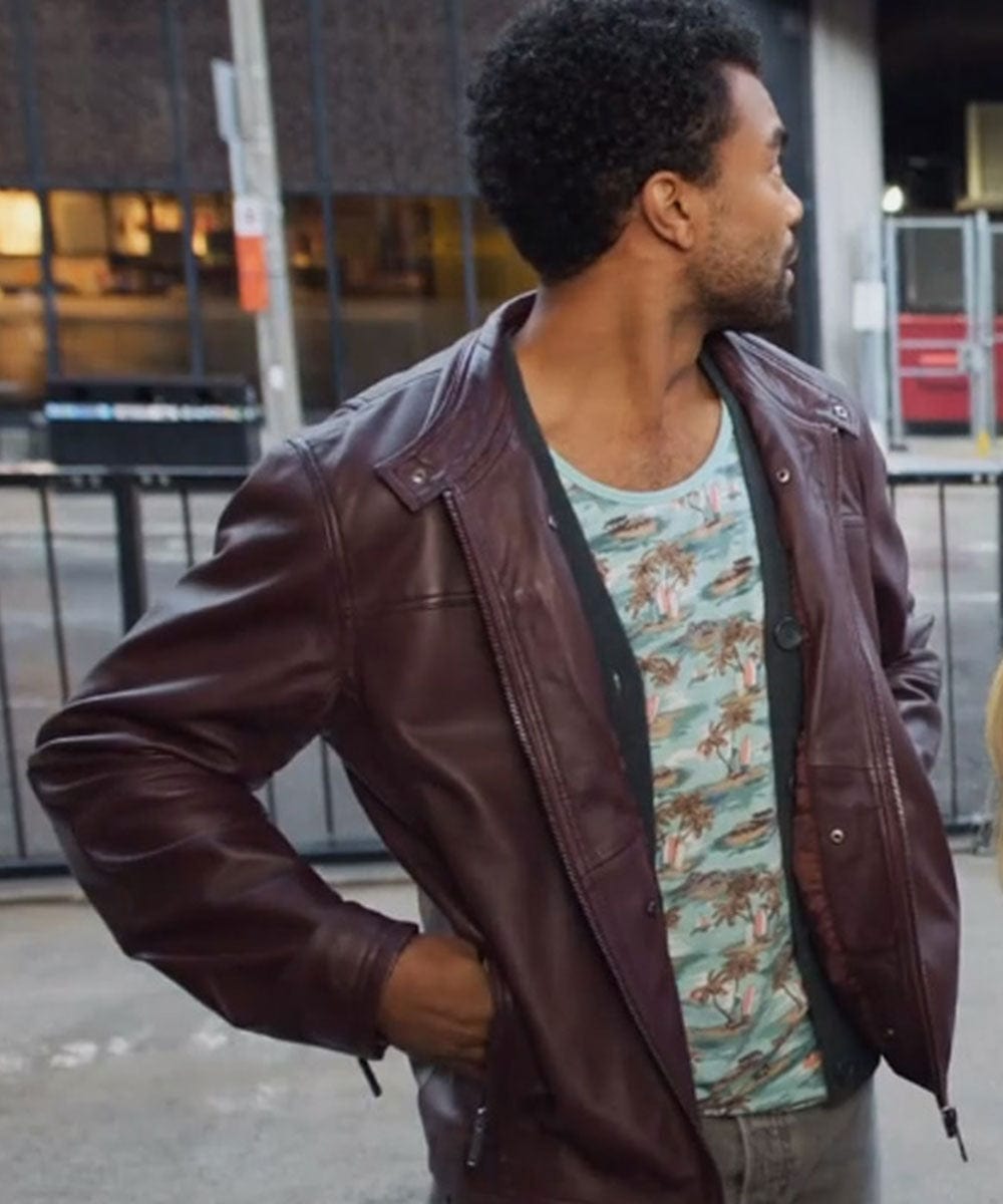 Liam Anderson True Justice Family Ties 2024 Brown Jacket