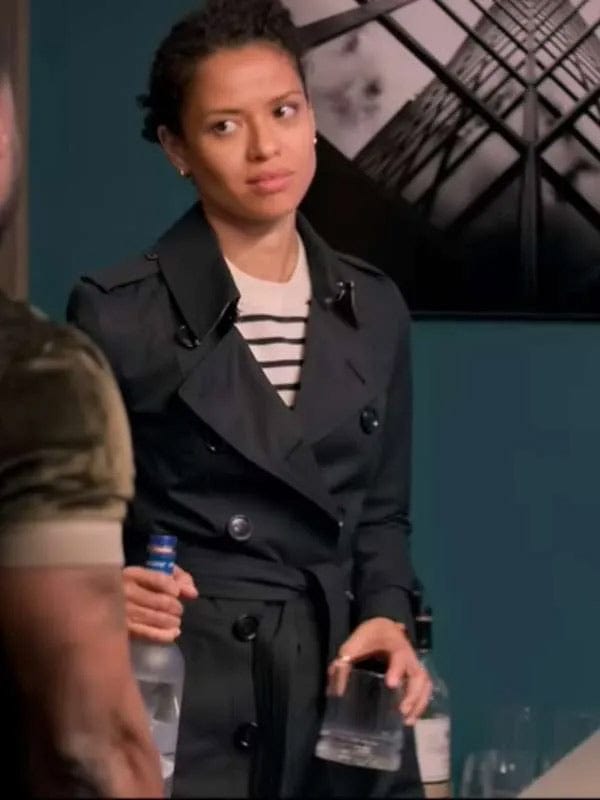 Abby Lift 2024 Gugu Mbatha-Raw Black Coat