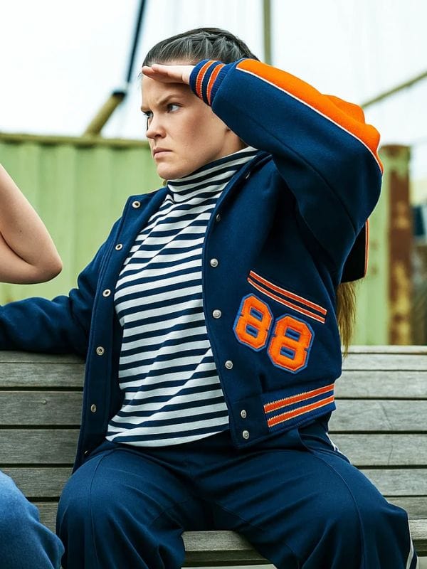 Lizzie Davidson Such Brave Girls S02 Varsity Jacket Blue