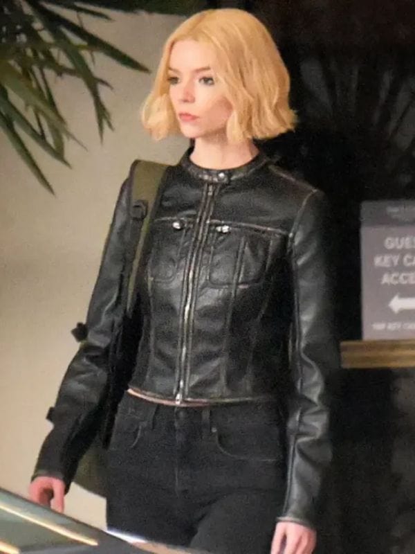 Lucky S01 Anya Taylor-Joy Black Leather Jacket