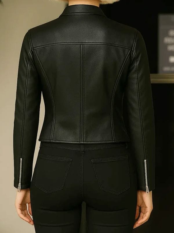 Lucky S01 Anya Taylor-Joy Black Leather Jacket