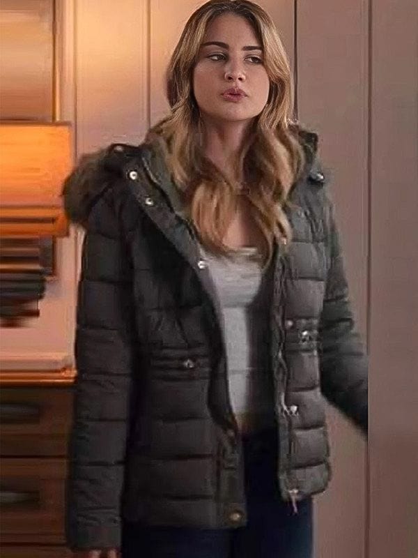Lucy Albright Tell Me Lies S02 Grey Hooded Jacket Lucy Albright Tell Me Lies S02 Grey Hooded Jacket