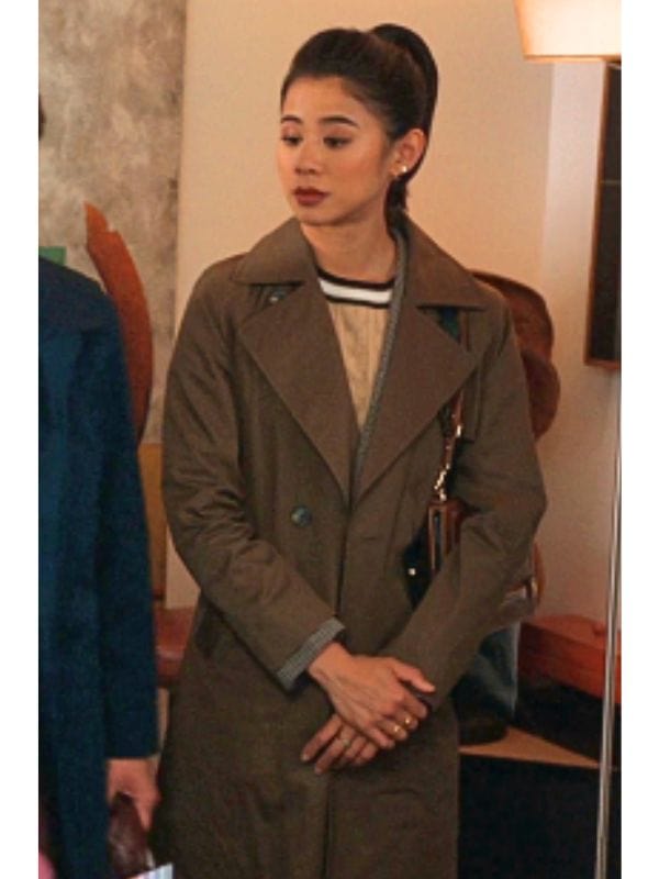 Matlock S01 Sarah Franklin Green Trench Coat