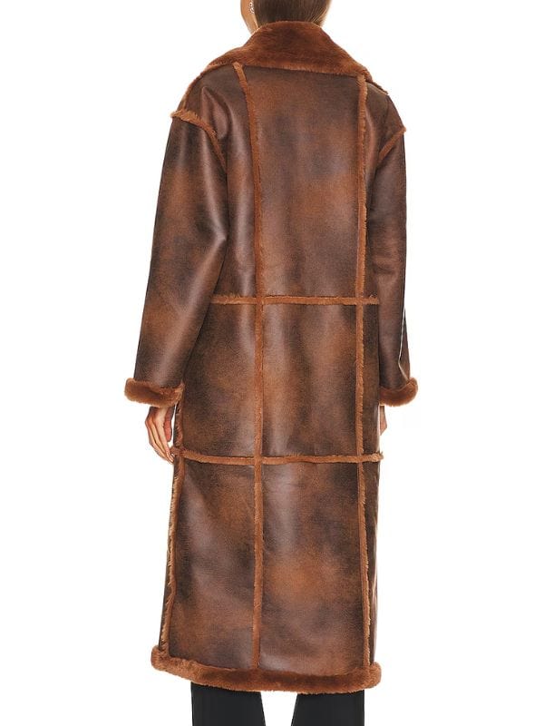 Mayci Neeley The Secret Lives of Mormon Wives S02 Shearling Coat