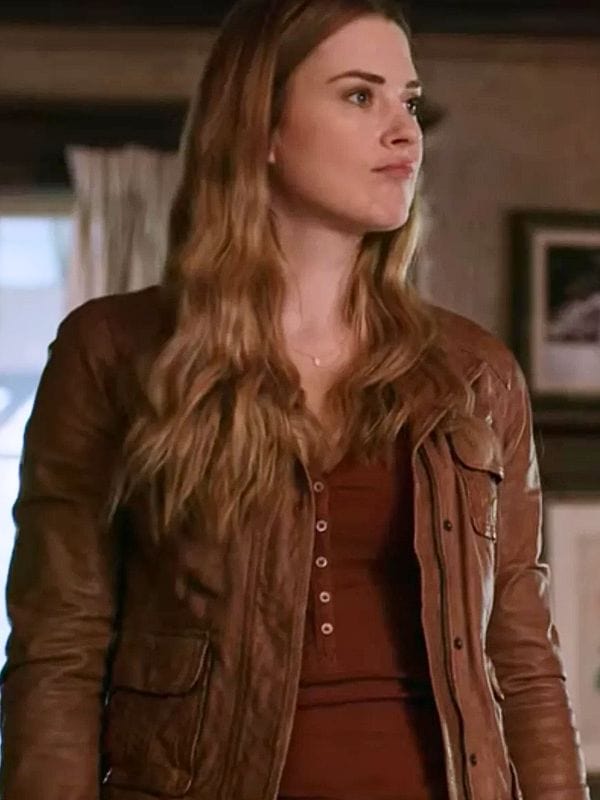 Melinda Monroe Virgin River S02 Brown Leather Jacket Melinda Monroe Virgin River S02 Brown Leather Jacket