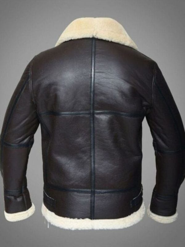 Mens RAF Sheepskin Leather Flying Jacket Dark Brown Men's RAF Sheepskin Leather Flying Jacket Dark Brown