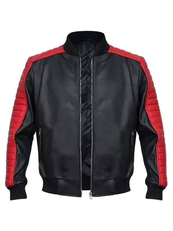Miami Vice Stunt Team Ryan Gosling Black Leather Jacket