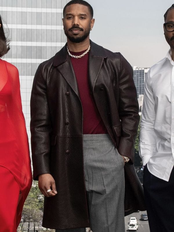 Michael B. Jordan Sinners 2025 Leather Coat