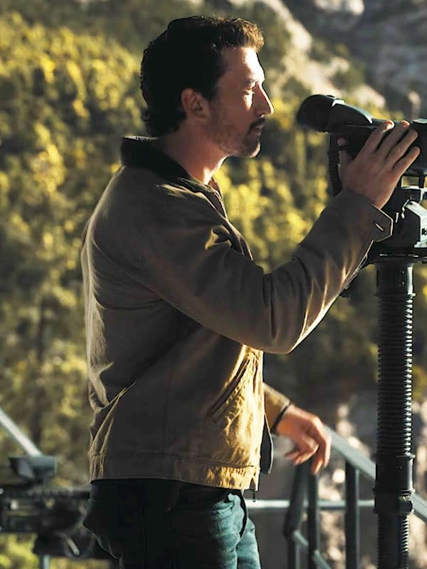 Miles Teller The Gorge Brown Jacket