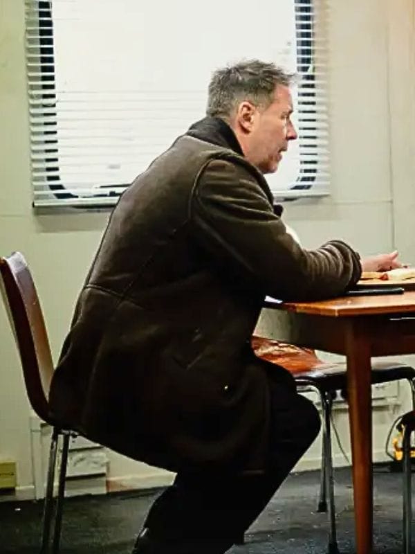 Mobland 2025 Paddy Considine Brown Coat