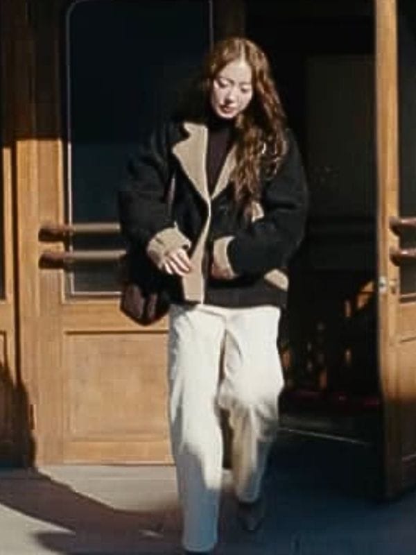 Motel California S01 Lee Se-young Shearling Suede Jacket