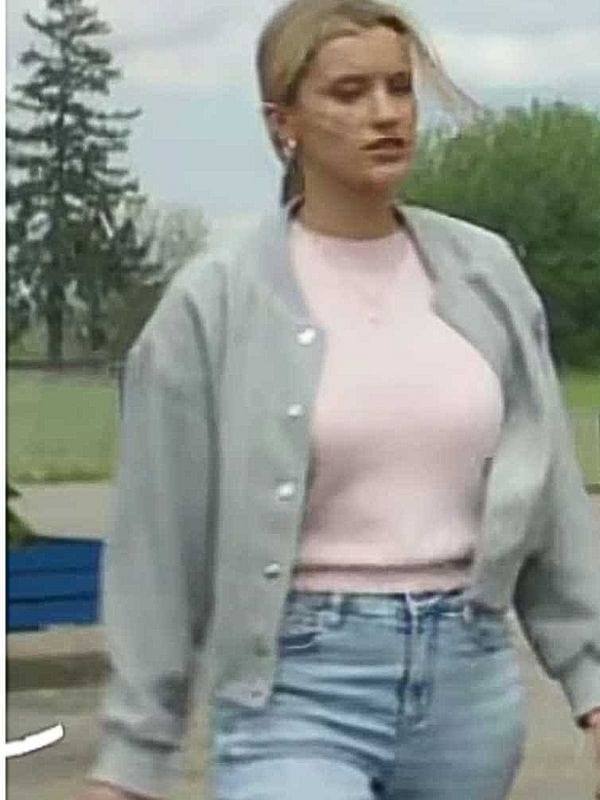 Motorheads S01 Alicia Whitaker Grey Bomber Jacket