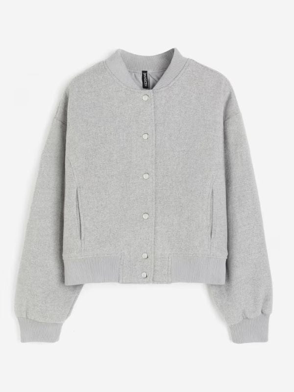 Motorheads S01 Alicia Whitaker Grey Bomber Jacket