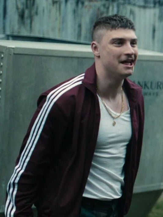 My Fault London 2025 Kerim Hassan Track Jacket Maroon