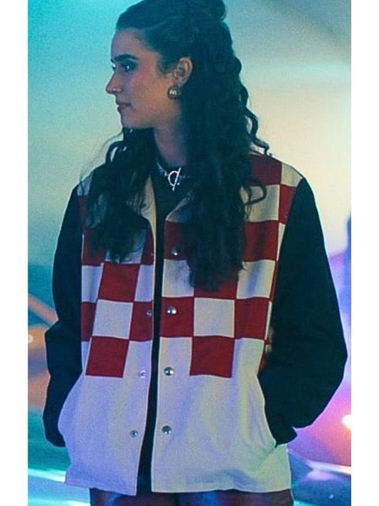 My Fault London Asha Banks Checkered Jacket