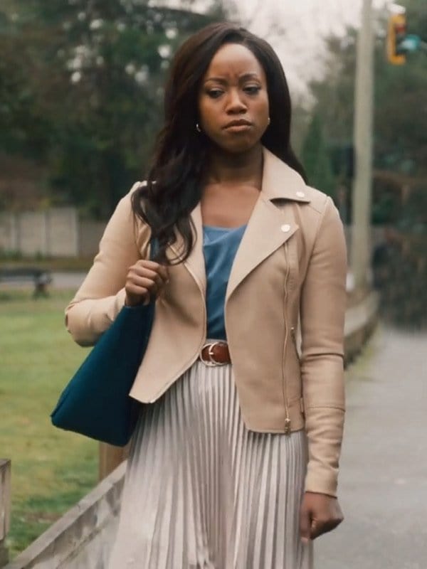 Natasha Burnett Legend Of The Lost Locket 2024 Beige Jacket