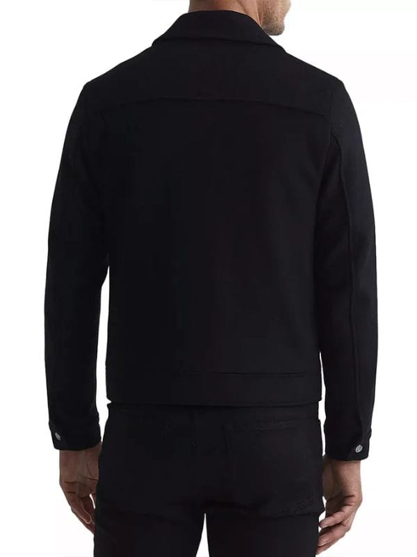 Wilmer Valderrama NCIS S21 Nick Torres Black Wool Jacket