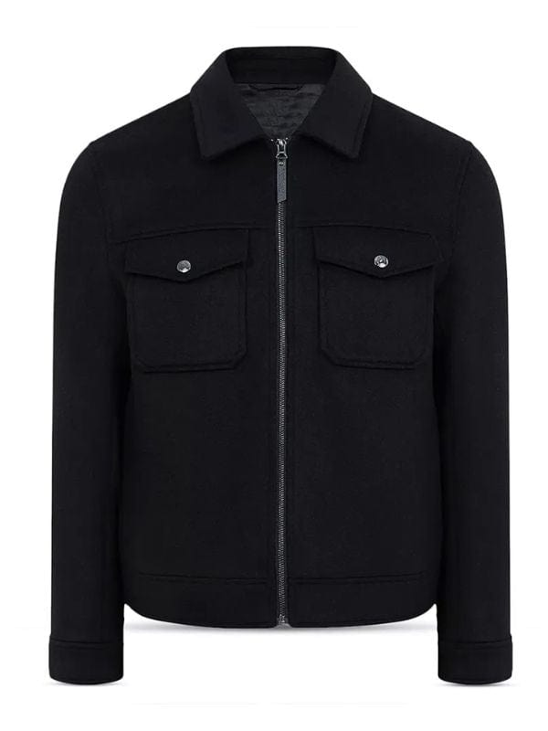Wilmer Valderrama NCIS S21 Nick Torres Black Wool Jacket