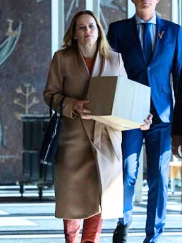 Nemesis Lies Visschedijk Beige Coat Sylvia Van Maele Nemesis Lies Visschedijk Beige Coat