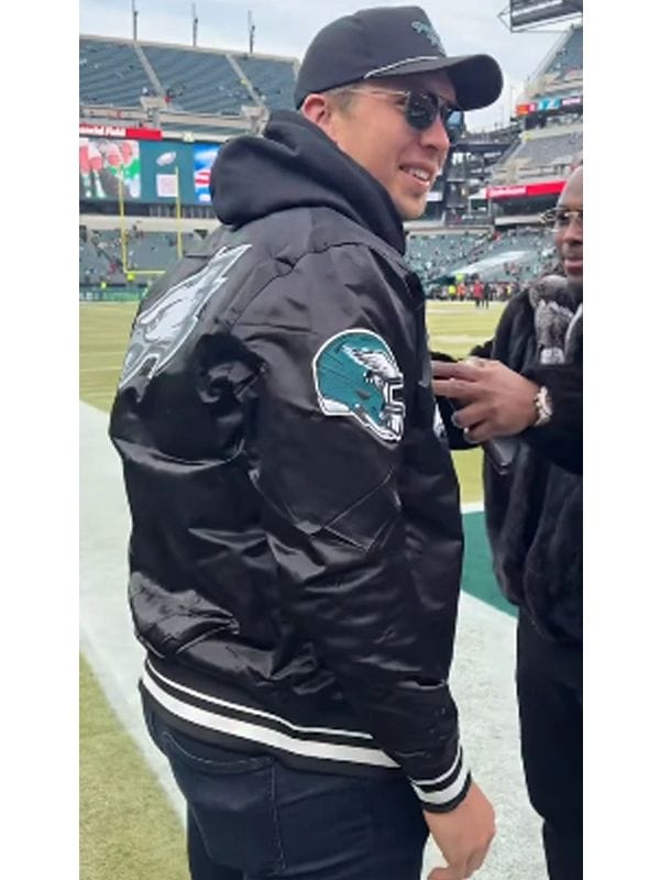Nick Foles Philadelphia Eagles Black Jacket