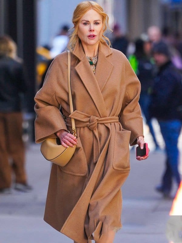 Nicole Kidman Babygirl 2024 Brown Coat Nicole Kidman Babygirl 2024 Brown Coat