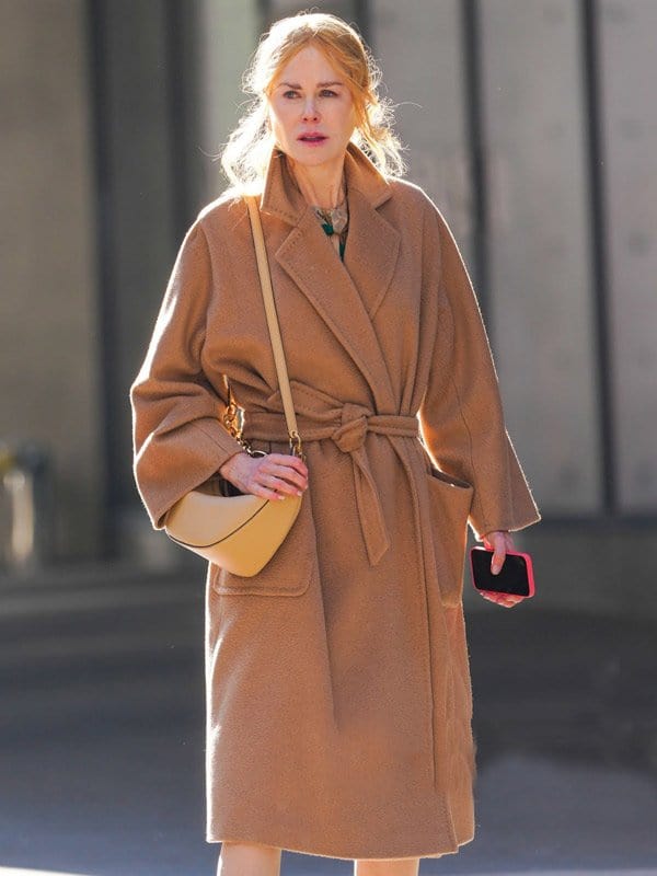 Nicole Kidman Babygirl 2024 Brown Coat Nicole Kidman Babygirl 2024 Brown Coat