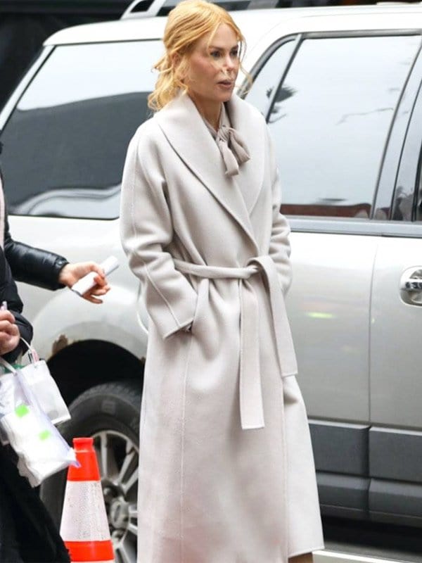 Nicole Kidman Babygirl 2024 White Coat