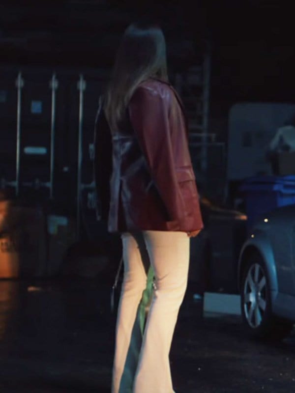 Nicole Lecky Sweetpea S01 Maroon Blazer