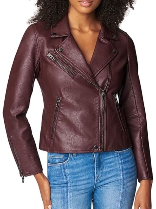 Night Court S03 Mayim Bialik Brown Leather Jacket