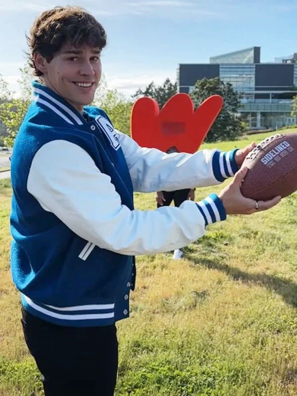 Noah Beck Sidelined The QB and Me 2024 Varsity Jacket Noah Beck Sidelined The QB and Me 2024 Varsity Jacket