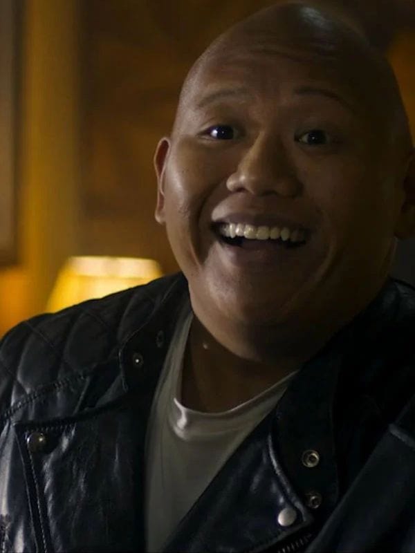 Novocaine 2025 Jacob Batalon Black Leather Jacket