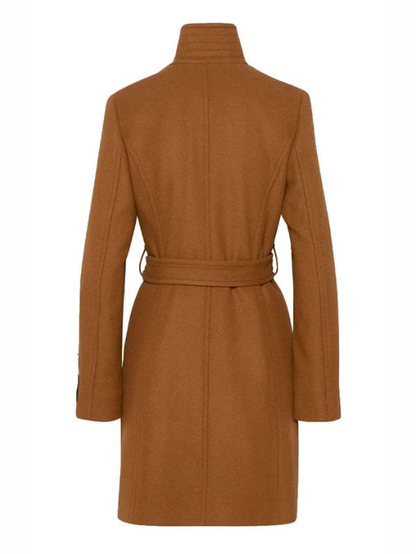 Off Campus S01 Hannah Wells Brown Coat