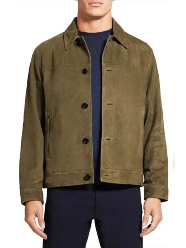 Only Murders In The Building S03 Howard Morris Green Suede Jacket Only Murders In The Building S03 Howard Morris Green Suede Jacket