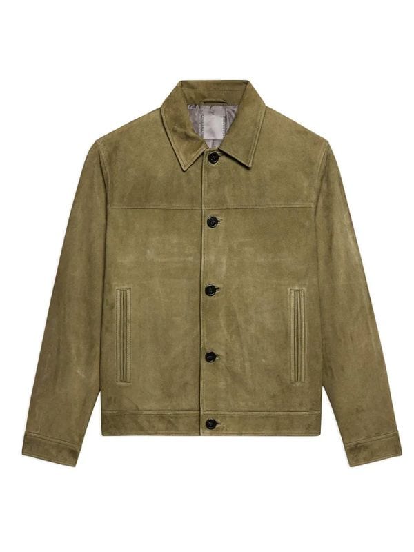 Only Murders In The Building S03 Howard Morris Green Suede Jacket Only Murders In The Building S03 Howard Morris Green Suede Jacket