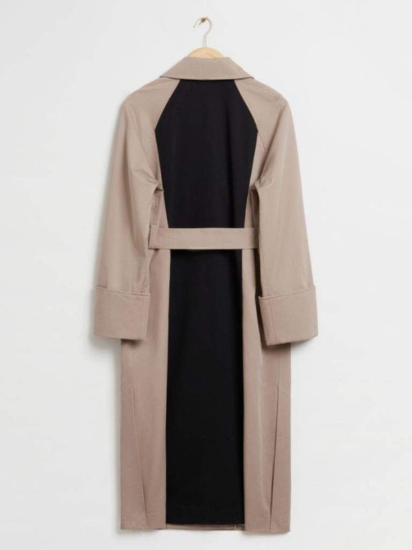 Only Murders In The Building S03 Mabel Mora Two Tone Trench Coat