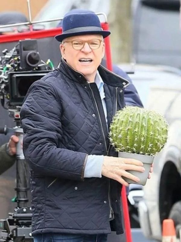 Only Murders In The Building Steve Martin Quilted Jacket Only Murders In The Building Steve Martin Quilted Jacket