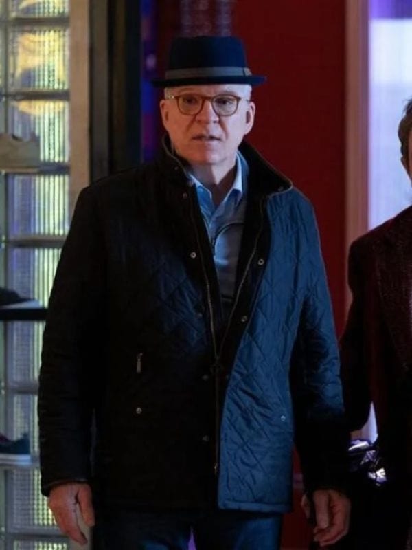 Only Murders In The Building Steve Martin Quilted Jacket Only Murders In The Building Steve Martin Quilted Jacket