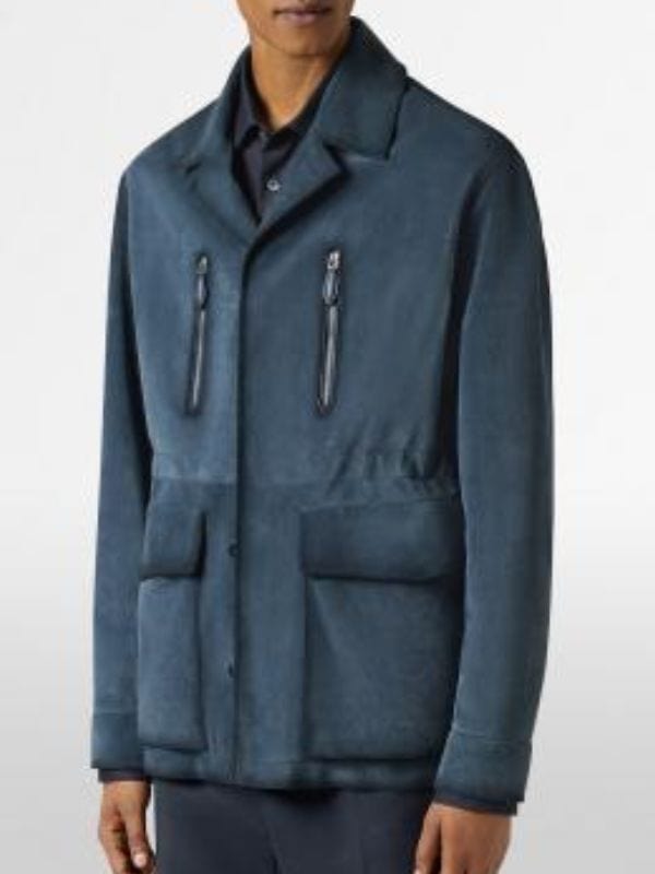 Our Movie S01 Namgoong Min Blue Suede Jacket