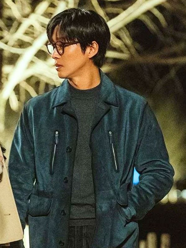 Our Movie S01 Namgoong Min Blue Suede Jacket