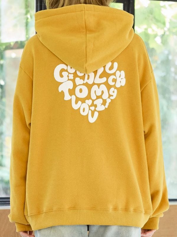 Our Unwritten Seoul S01 Park Bo-young Yellow Hoodie
