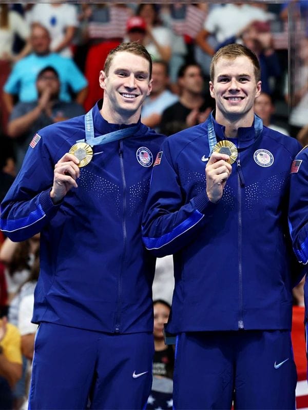 Paris 2024 Olympics Team USA Blue Tracksuit Paris 2024 Olympics Team USA Blue Tracksuit