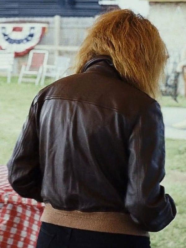 Poker Face Charlie Cale Brown Leather Jacket