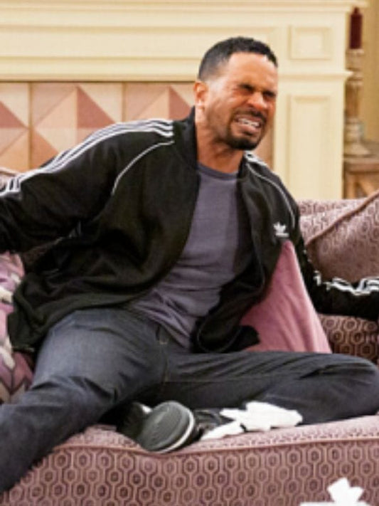 Poppas House S01 Damon Black Track Jacket