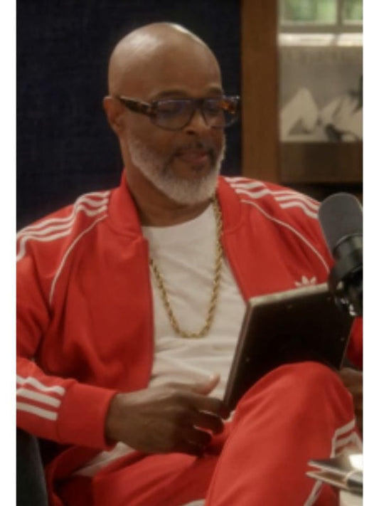 Poppas House S01 Damon Wayans Red Track Jacket