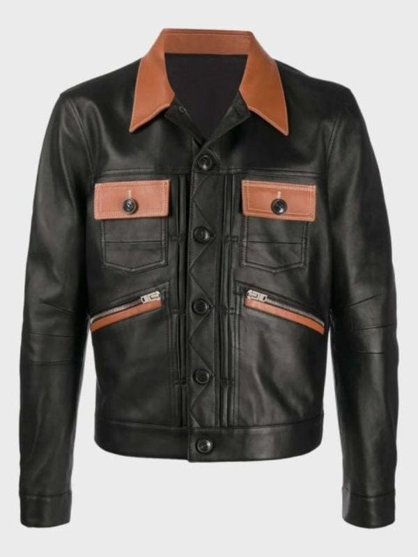 Power Book II Ghost Michael Rainey Jr Black Leather Jacket