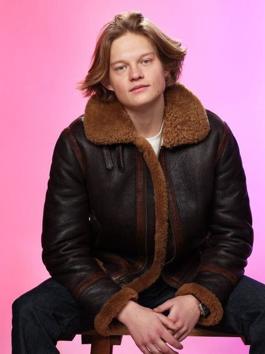 Presence 2024 West Mulholland Shearling Leather Jacket