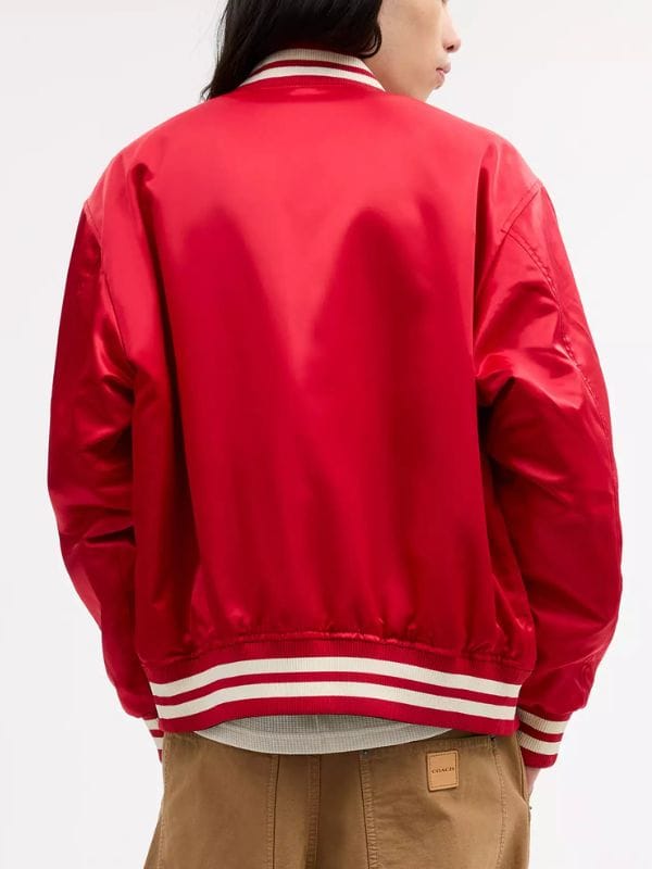 Press Junket S01 Jalen Thomas Brooks Red Jacket