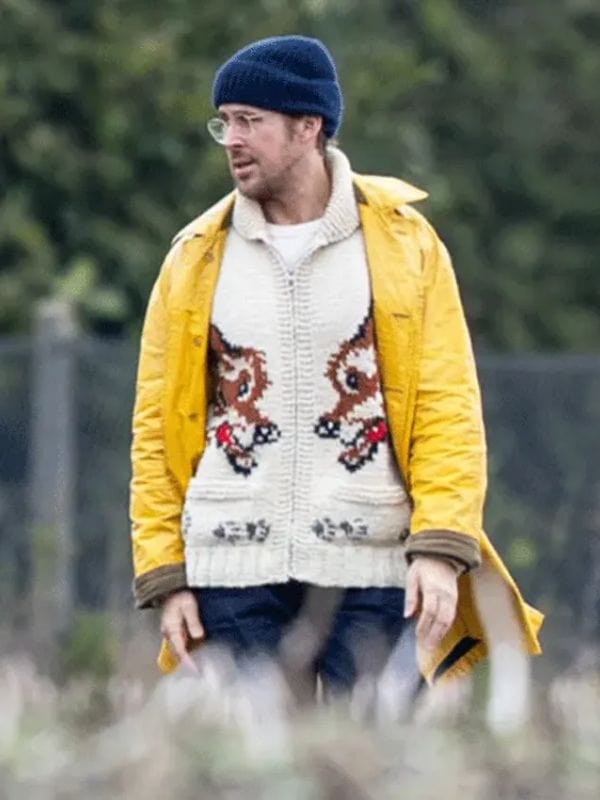 Project Hail Mary Ryan Gosling Yellow Leather Coat - Shop Now