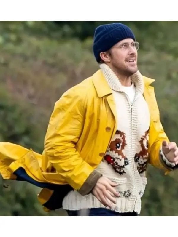Project Hail Mary Ryan Gosling Yellow Leather Coat - Shop Now