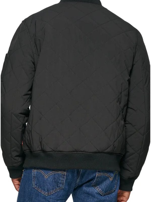 Providence Falls S01 Liam O’Conner Quilted Bomber Jacket